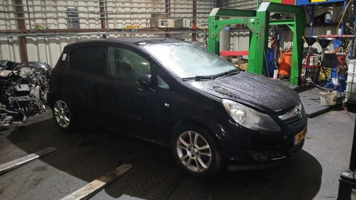 Opel Corsa D 1.4 16V Twinport Sloopvoertuig (2007, Zwart)