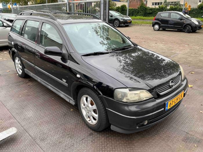 Opel Astra G Caravan 1.6 16V Sloopvoertuig (2003, Zwart)