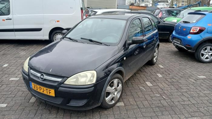 Opel Corsa C 1.2 16V Sloopvoertuig (2004, Zwart)