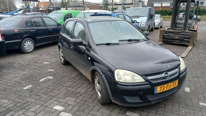Opel Corsa C 1.2 16V Sloopvoertuig (2004, Zwart)