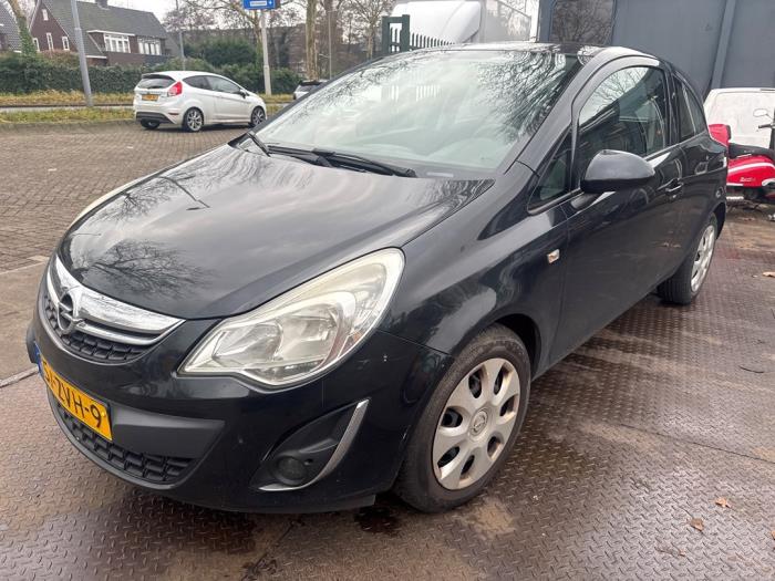 Opel Corsa D 1.2 16V LPG Sloopvoertuig (2013, Zwart)
