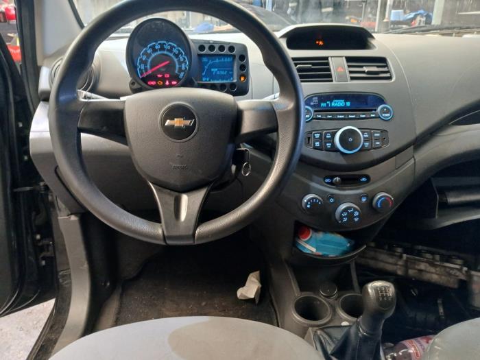 Chevrolet Spark 1.0 16V Bifuel Sloopvoertuig (2012, Zwart)