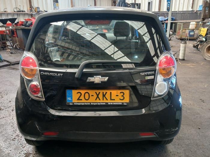 Chevrolet Spark 1.0 16V Bifuel Sloopvoertuig (2012, Zwart)