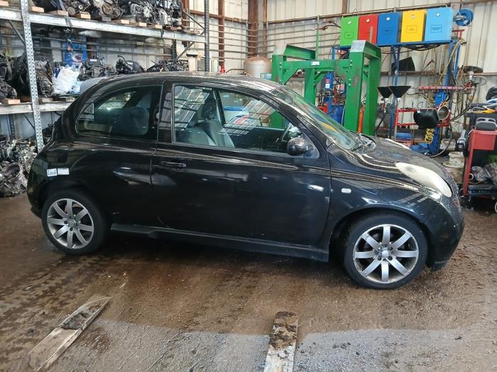 Nissan Micra 1.2 16V Sloopvoertuig (2004, Zwart)