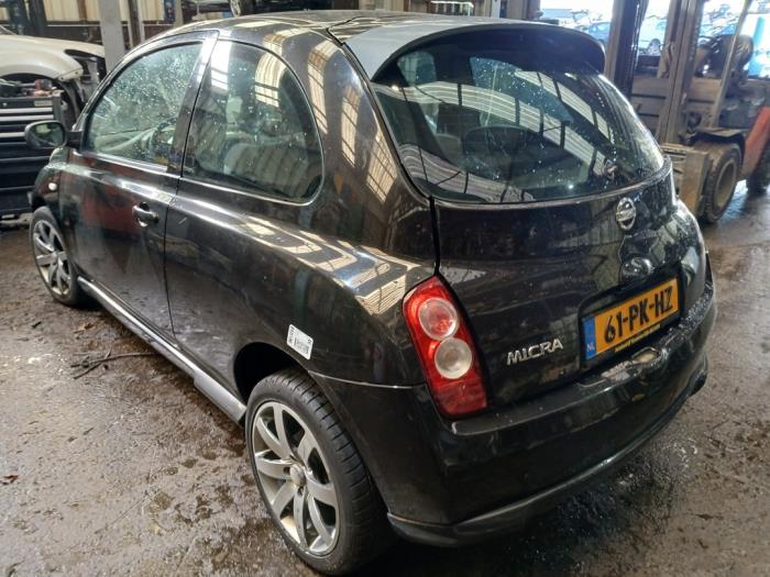 Nissan Micra 1.2 16V Sloopvoertuig (2004, Zwart)
