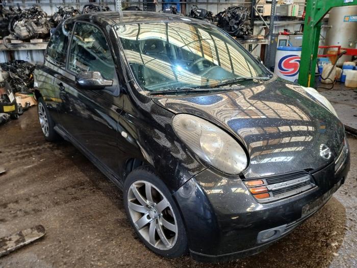 Nissan Micra 1.2 16V Sloopvoertuig (2004, Zwart)