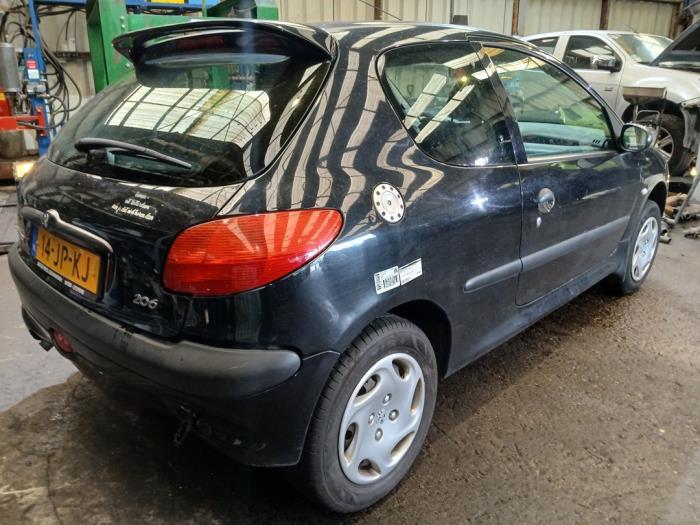 Peugeot 206 1.6 16V Sloopvoertuig (2002, Zwart)