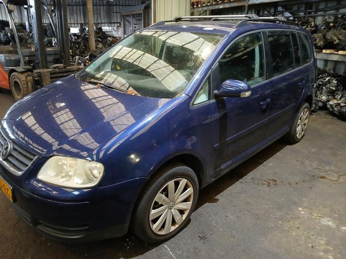 Volkswagen Touran 1.6 FSI 16V Sloopvoertuig (2003, Blauw)