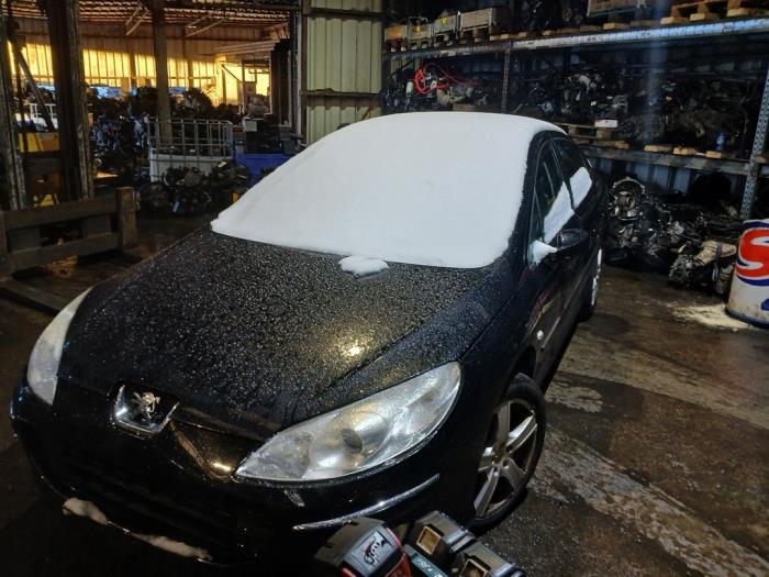 Peugeot 407 1.6 HDi 16V Sloopvoertuig (2009, Zwart)