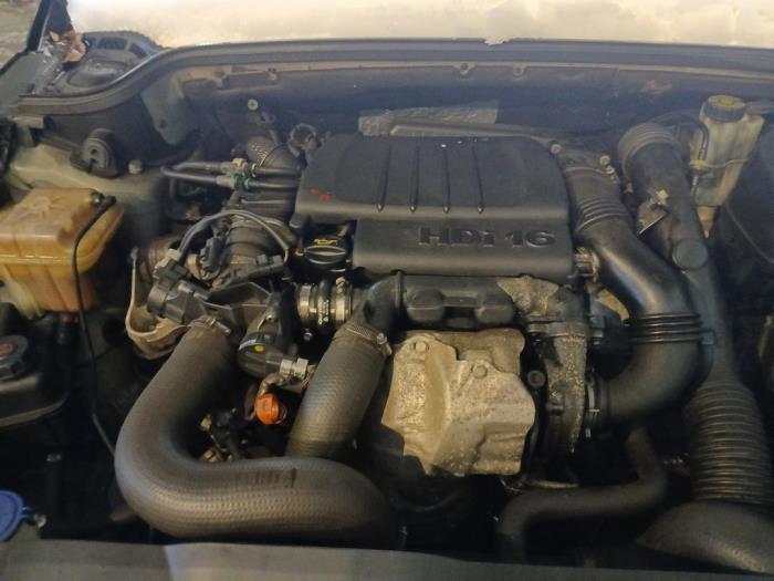 Peugeot 407 1.6 HDi 16V Sloopvoertuig (2009, Zwart)