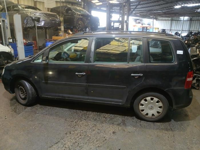 Volkswagen Touran 1.6 FSI 16V Sloopvoertuig (2006, Zwart)