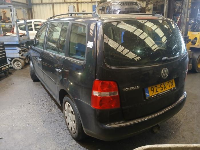 Volkswagen Touran 1.6 FSI 16V Sloopvoertuig (2006, Zwart)