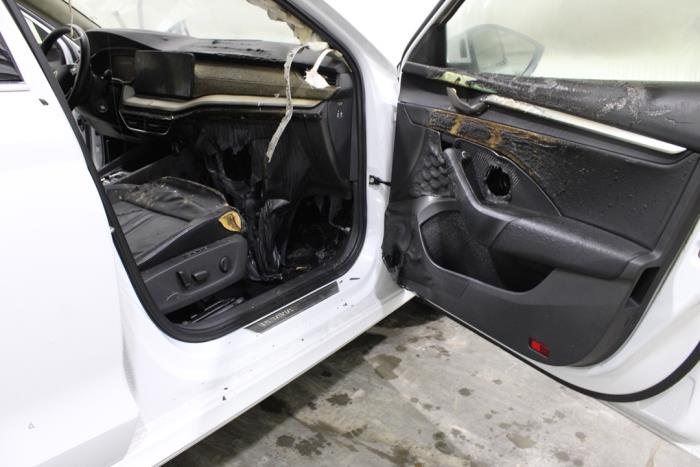 Skoda Octavia Combi 2.0 TDI GreenTec 16V Sloopvoertuig (2023, Wit)