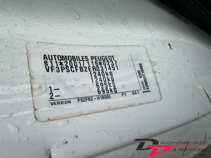 Peugeot 108 1.0 12V Sloopvoertuig (2015, Wit)