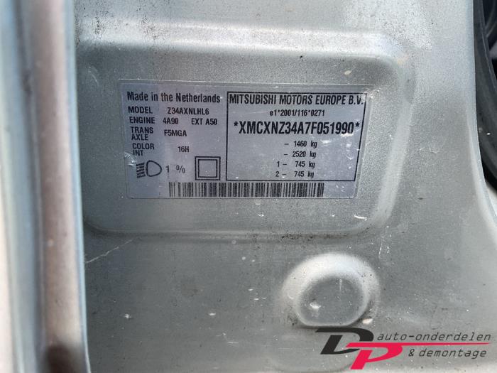 Mitsubishi Colt 1.3 16V Sloopvoertuig (2007, Grijs)