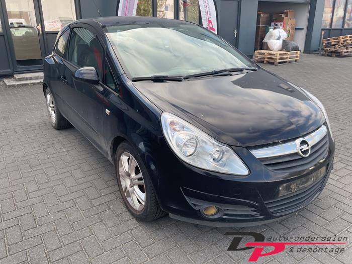 Opel Corsa D 1.2 16V Sloopvoertuig (2006, Zwart)