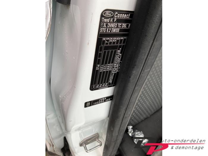 Ford Transit Connect 1.5 EcoBlue Sloopvoertuig (2019, Wit)