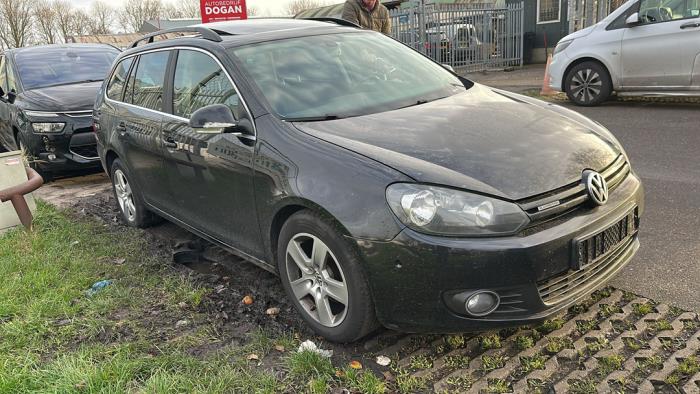 Volkswagen Golf VI Variant 1.2 TSI BlueMotion Sloopvoertuig (2010, Zwart)