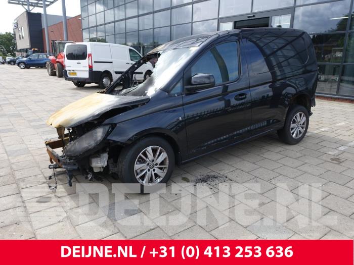 Volkswagen Caddy Cargo V 2.0 TDI BlueMotionTechnology Sloopvoertuig (2024, Zwart)