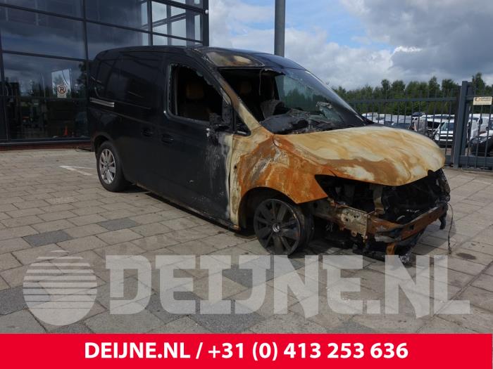 Volkswagen Caddy Cargo V 2.0 TDI BlueMotionTechnology Sloopvoertuig (2024, Zwart)