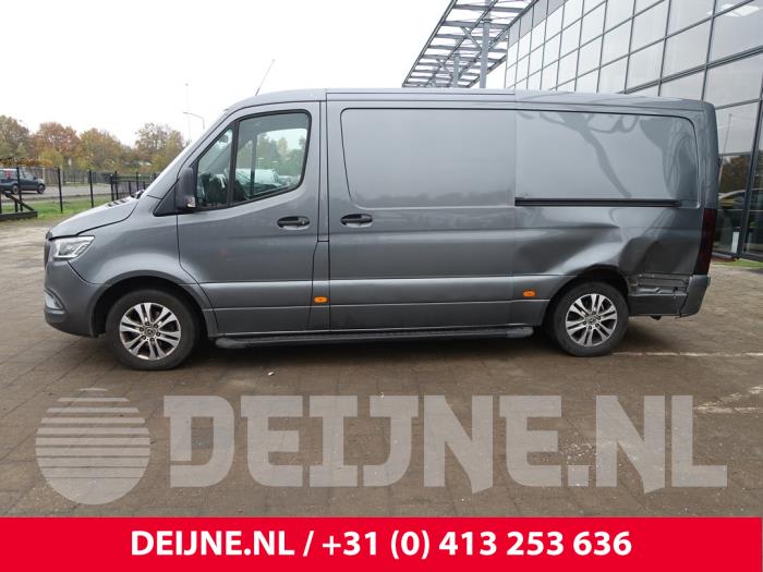 Mercedes Sprinter 3,5t 319 CDI 2.0 D RWD Sloopvoertuig (2023, Grijs)