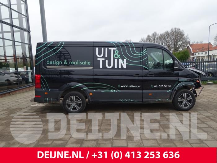 Volkswagen Crafter 2.0 TDI FWD Sloopvoertuig (2017, Zwart)