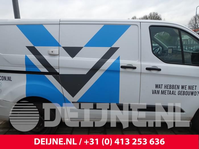 Ford Transit Custom 2.0 TDCi 16V Eco Blue 130 mHEV Sloopvoertuig (2020, Wit)