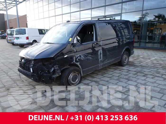 Volkswagen Transporter T6 2.0 TDI Sloopvoertuig (2021, Zwart)