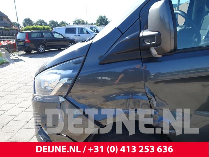 Ford Transit Custom 2.0 TDCi 16V Eco Blue 130 Sloopvoertuig (2018, Donker, Grijs)