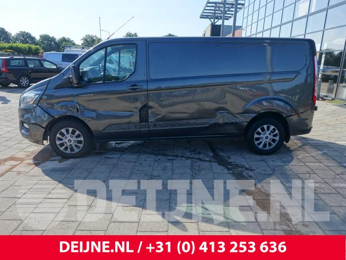 Ford Transit Custom 2.0 TDCi 16V Eco Blue 130 Sloopvoertuig (2018, Donker, Grijs)