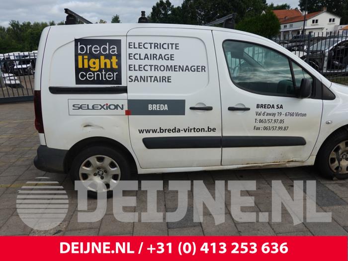 Peugeot Partner 1.6 HDI 90 Sloopvoertuig (2015, Wit)