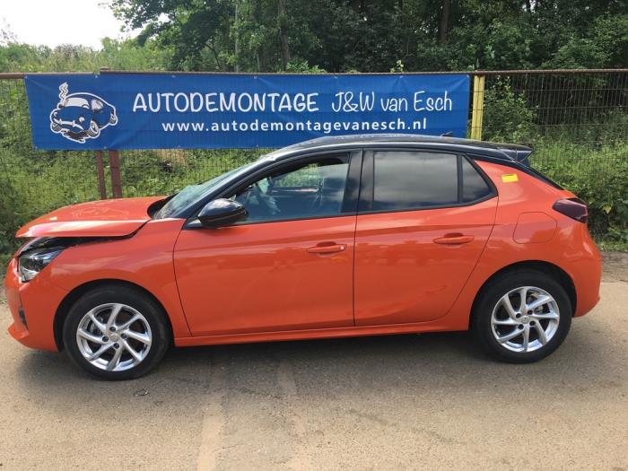 Opel Corsa F 1.2 Turbo 12V 100 Sloopvoertuig (2020, Metallic, Oranje)