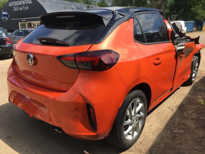 Opel Corsa F 1.2 Turbo 12V 100 Sloopvoertuig (2020, Metallic, Oranje)