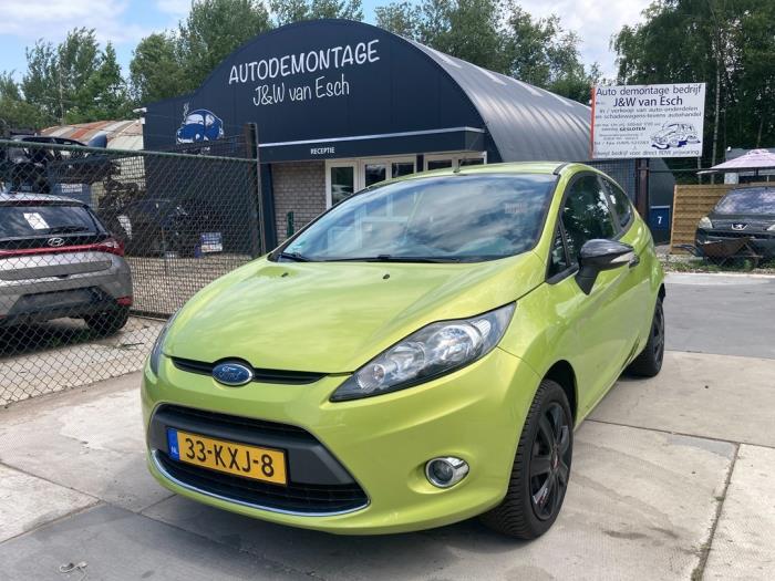 Ford Fiesta 6 1.25 16V Sloopvoertuig (2010, Groen)