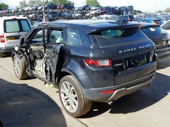 Landrover Range Rover Evoque 2.0 D 150 16V 5-drs. Sloopvoertuig (2017, Zwart)