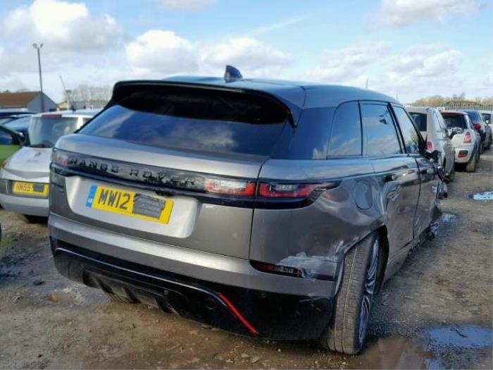 Landrover Range Rover Velar 2.0 16V P250 AWD Sloopvoertuig (2018, Zilver)