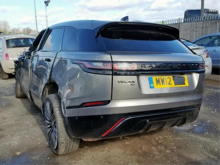 Landrover Range Rover Velar 2.0 16V P250 AWD Sloopvoertuig (2018, Zilver)