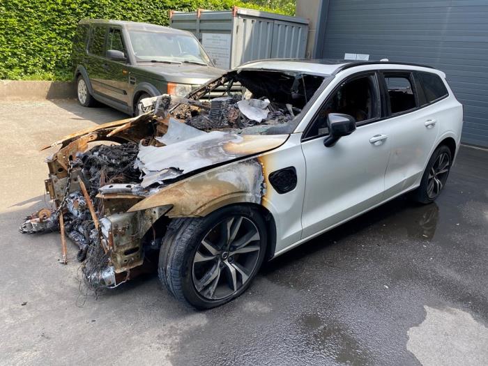 Volvo V60 II 2.0 T6 16V Twin Engine Sloopvoertuig (2020, Kristal, Wit)