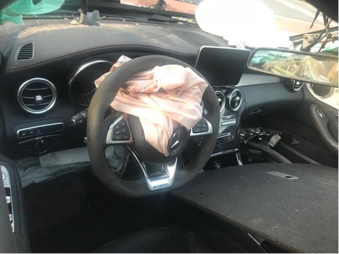 Mercedes C C-450 AMG Sport 3.0 V6 24V Turbo 4-Matic Sloopvoertuig (2016, Wit)