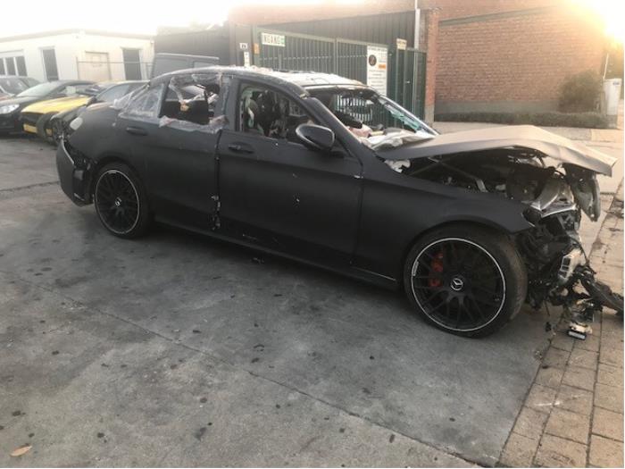 Mercedes C C-450 AMG Sport 3.0 V6 24V Turbo 4-Matic Sloopvoertuig (2016, Wit)