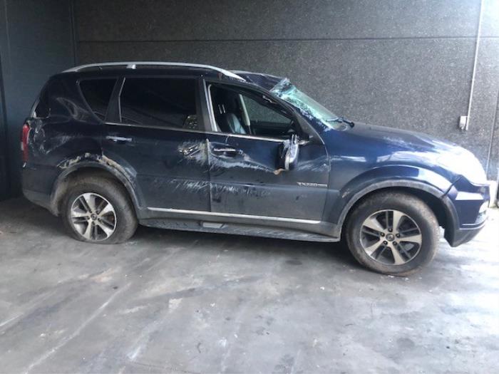Ssang Yong Rexton W 2.2 RX 220 E-XDI 16V 4WD Sloopvoertuig (2016, Donker, Blank)