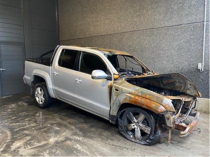 Volkswagen Amarok 2.0 BiTDI 16V 180 4Motion Sloopvoertuig (2018, Zilver)