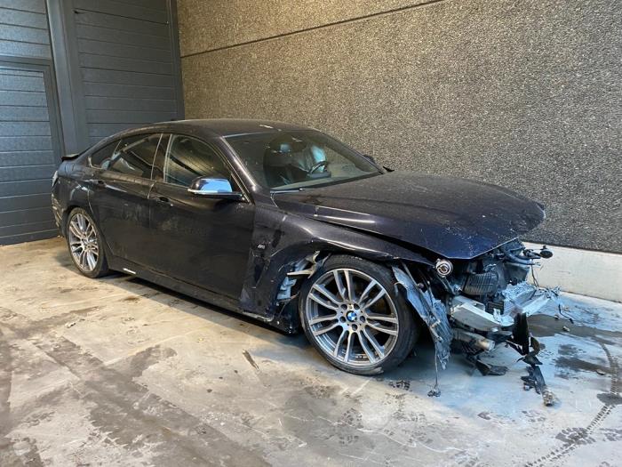 BMW 4 serie Gran Coupe 420d 2.0 16V Sloopvoertuig (2015, Donker, Blauw)