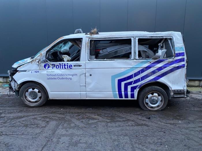 Volkswagen Transporter/Caravelle T6 2.0 TDI Sloopvoertuig (2020, Wit)