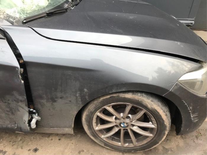 BMW 1 serie 114i 1.6 16V Sloopvoertuig (2013, Metallic, Grijs)