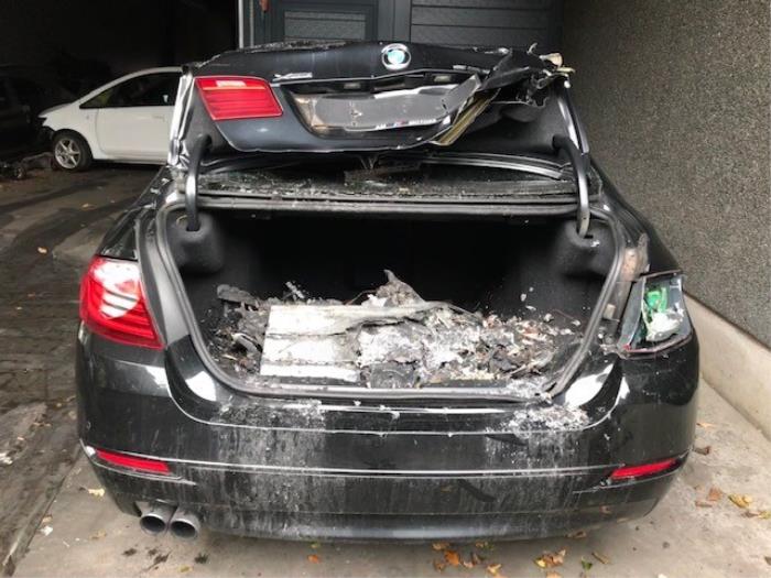 BMW 5 serie 525d xDrive 16V Sloopvoertuig (2014, Metallic, Zwart)