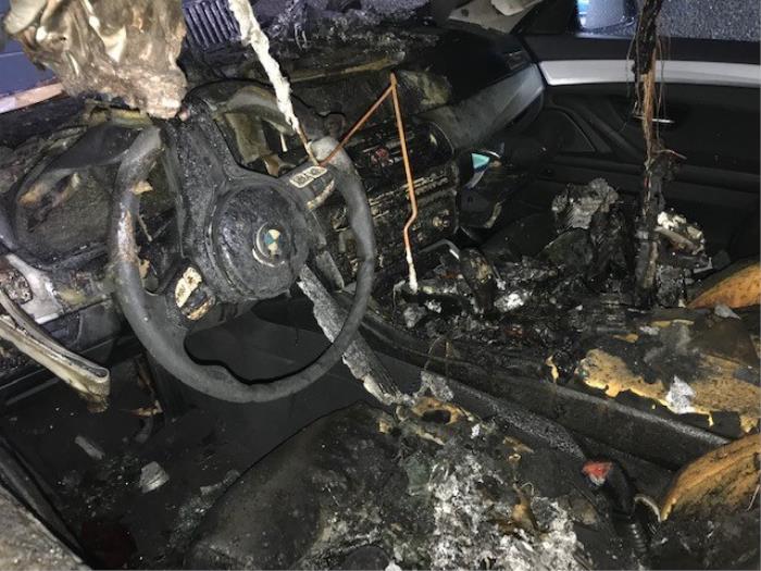 BMW 5 serie 525d xDrive 16V Sloopvoertuig (2014, Metallic, Zwart)