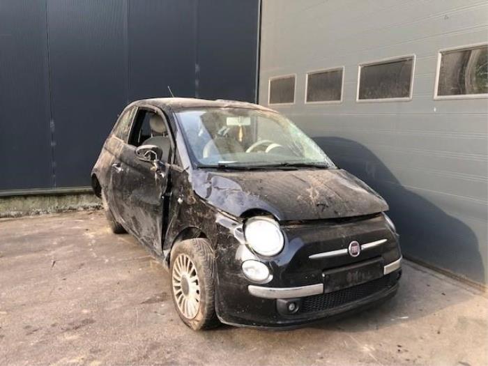 Fiat 500 1.2 Sloopvoertuig (2012, Zwart)