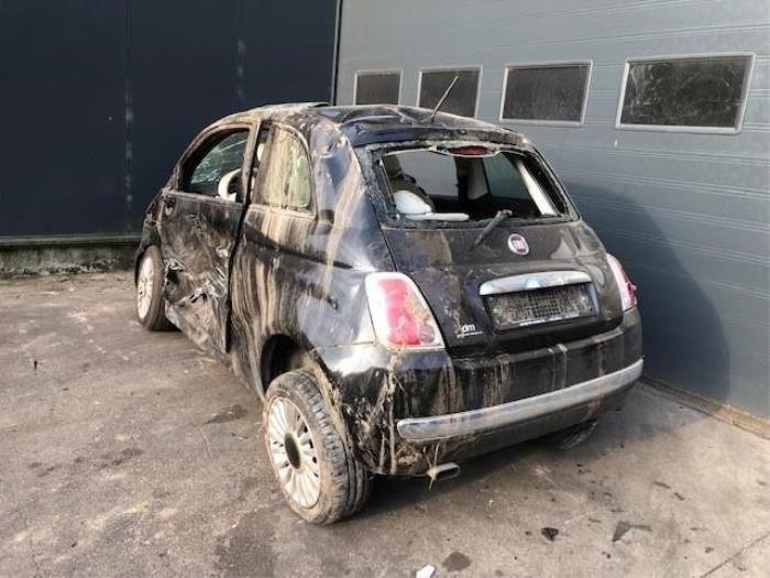 Fiat 500 1.2 Sloopvoertuig (2012, Zwart)