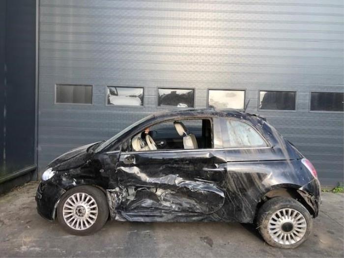 Fiat 500 1.2 Sloopvoertuig (2012, Zwart)